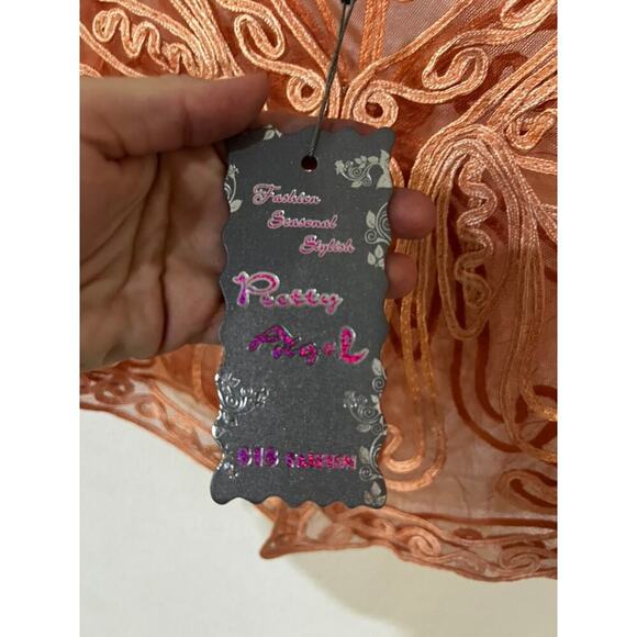 NWT Pretty Angels Boho butterfly top sheer dressy fairycore festival pretty sz S - Picture 6 of 12